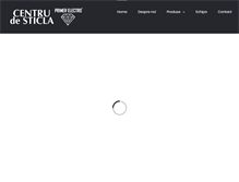 Tablet Screenshot of centrudesticla.ro